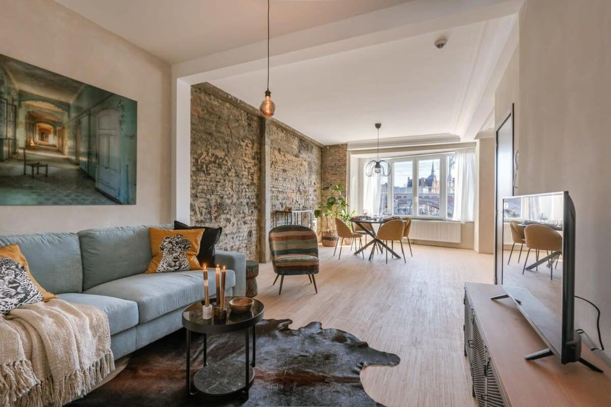 Huswell - Industrial Apartment With Terrace In アントウェルペン エクステリア 写真
